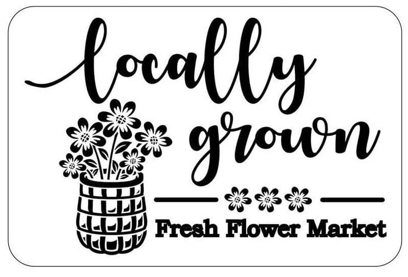 JRV Stencil - Locally Grown