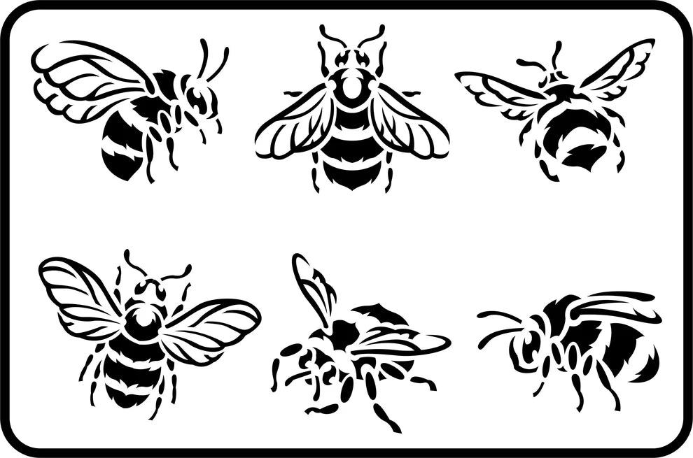 JRV Stencil - Bees