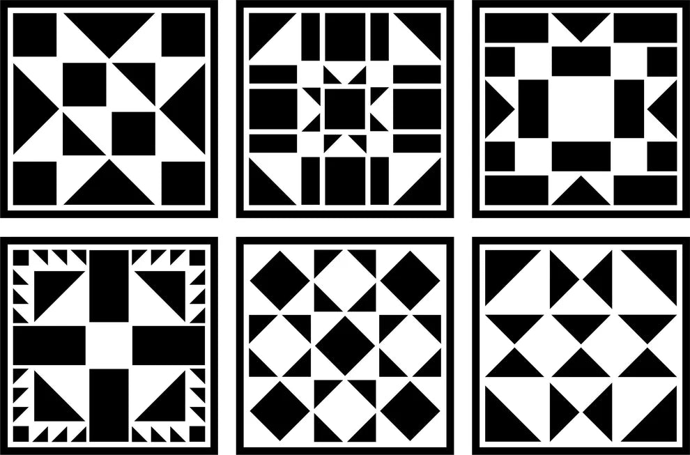 JRV Stencil - Barn Quilt Mini Set