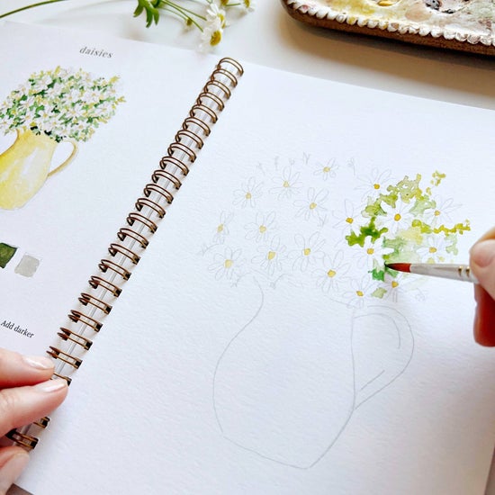 Emily Lex - Flowers Watercolour Workbook