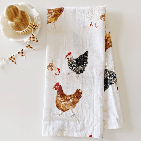 Emily Lex - Chickens Tea Towel
