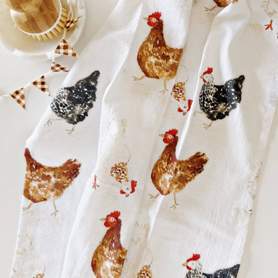 Emily Lex - Chickens Tea Towel