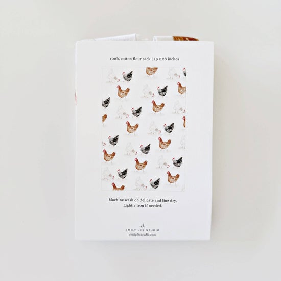 Emily Lex - Chickens Tea Towel