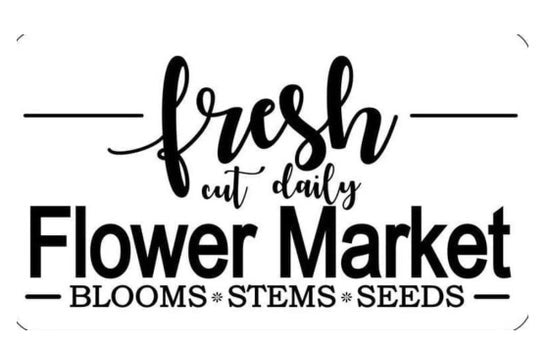 JRV Stencil - Fresh Flower Market