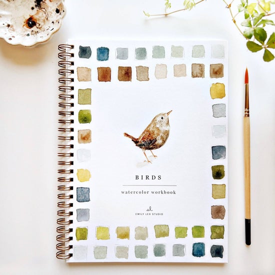Emily Lex - Birds Watercolor Workbook