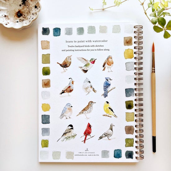 Emily Lex - Birds Watercolor Workbook