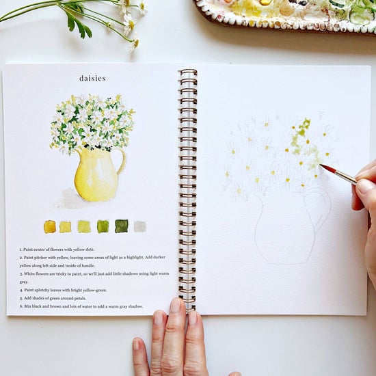 Emily Lex - Flowers Watercolour Workbook