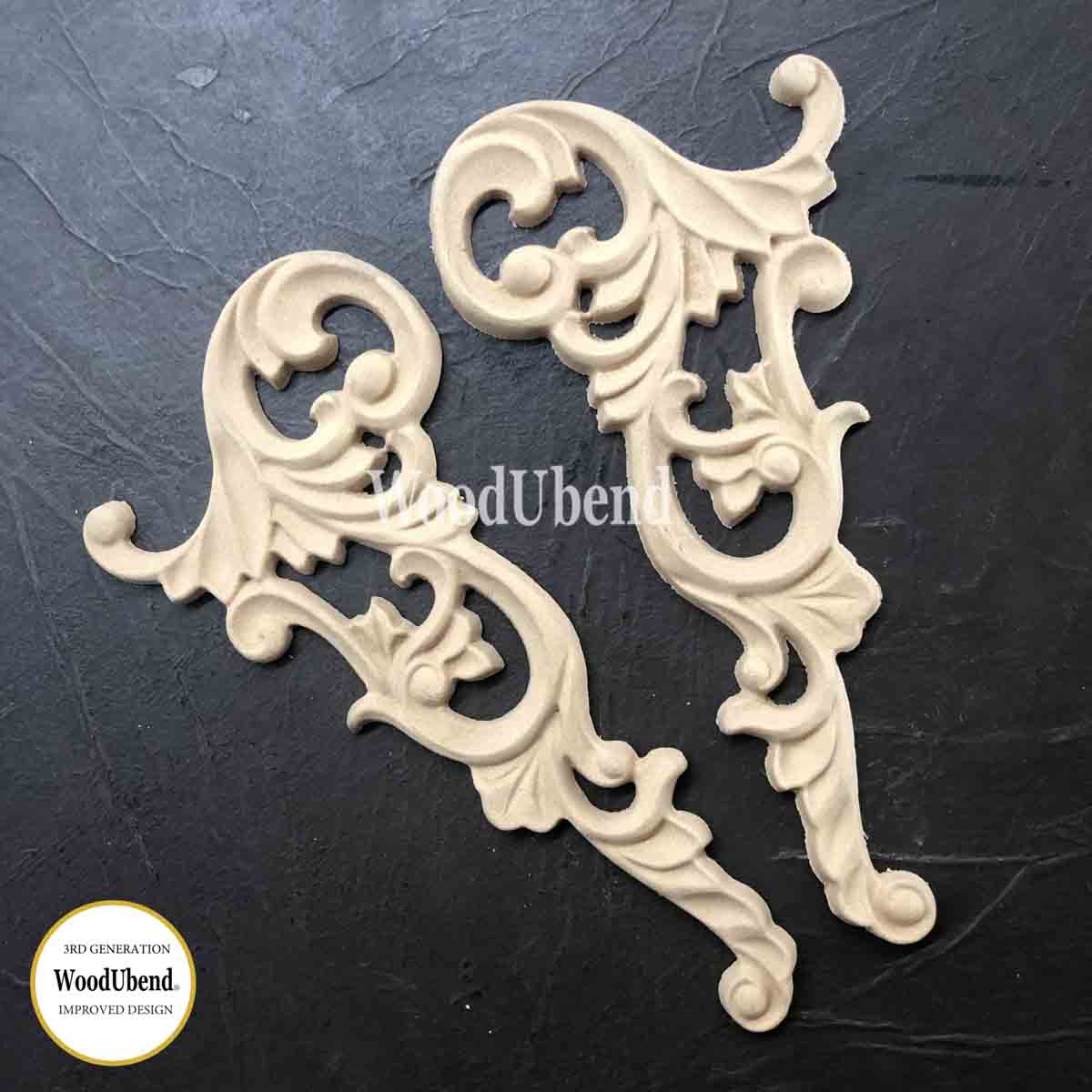 Woodubend Pair of Corner Scrolls #2102