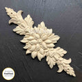 WoodUBend Flower Leaf Pediment #1221