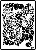 JRV Stencil - Peonies