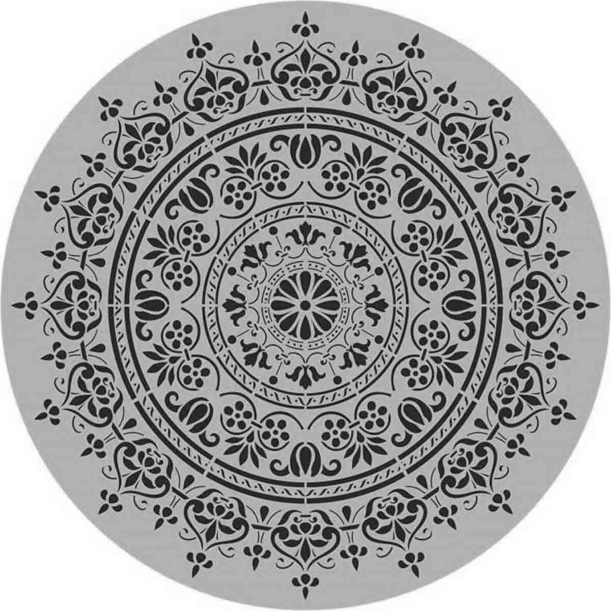 Posh Chalk Stencil - WoodUMandala