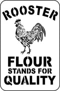 JRV Stencil - Rooster Flour